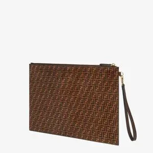 ★送料・関税込★FENDI★Leather Large Flat Pouch Brown★ Fendi | Bags | Fendi Large Flat Pouch | Poshmark